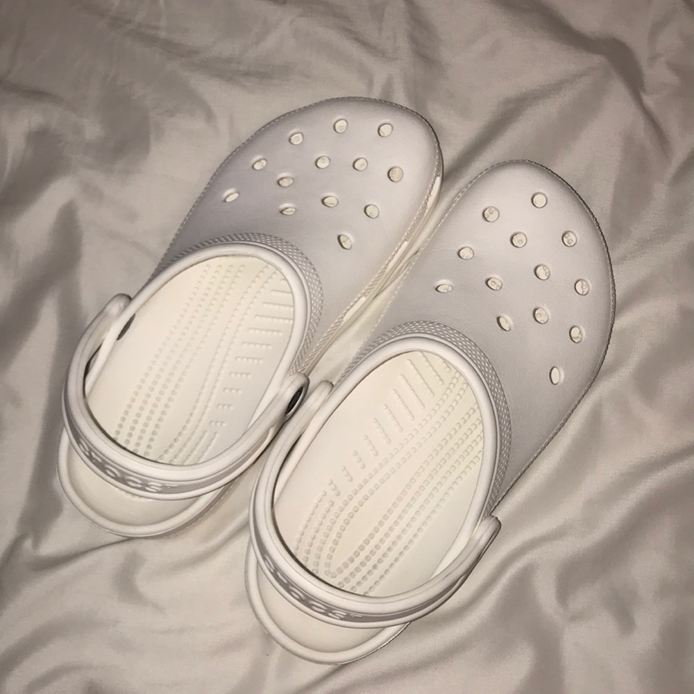 White Crocs